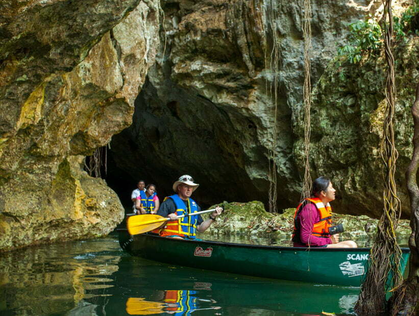 barton creek cave canoeing exit