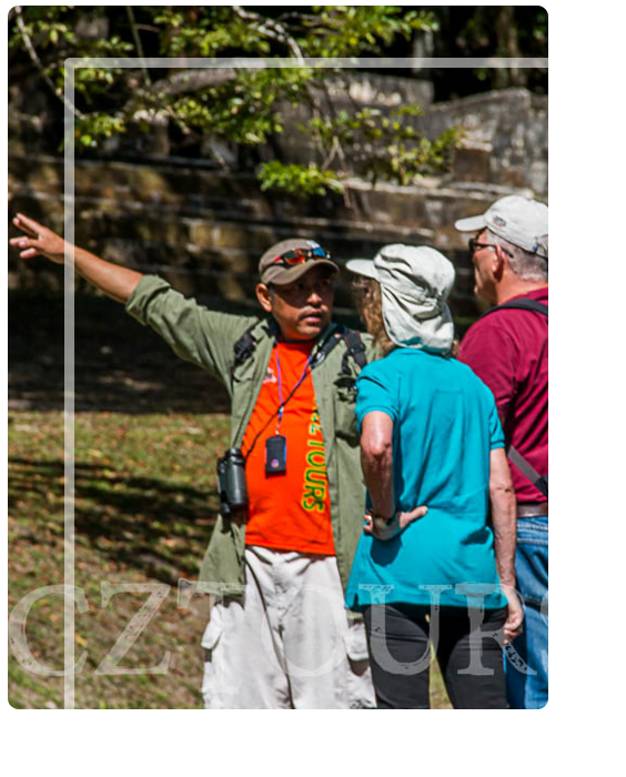 guide with guest